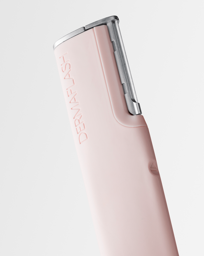 Blush | LUXE+ Sonic Dermaplaning device in Blush 