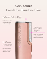 DERMAFLASH LUXE+ - Rose Gold | LUXE+ Sonic Dermaplaning device in Rose Gold