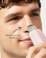DERMAPORE+ - Blush | Model using DERMAPORE+ in Blush on his nose