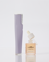 LUXE+ AND SERUM SET - Lilac | Image of LUXE+ device in Blush and Active Cocooning Serum