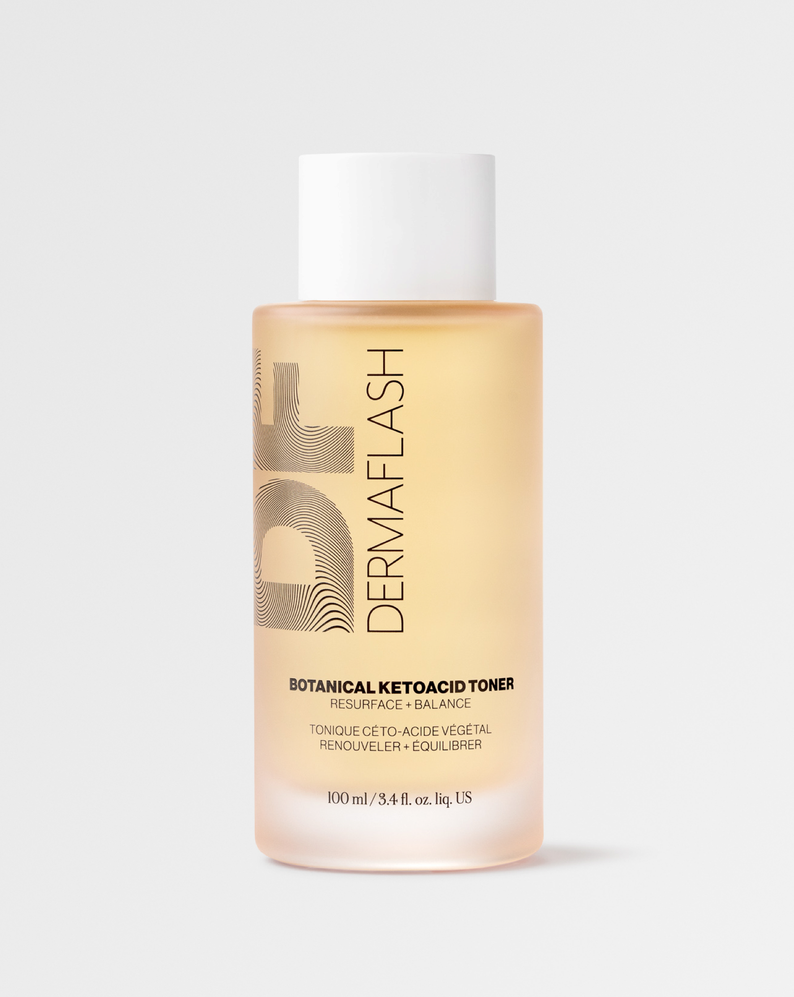 BOTANICAL KETOACID TONER Bottle with “Resurface + Balance” as featured benefits 