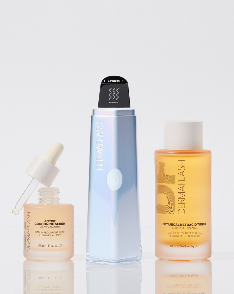 DERMAPORE+ SONIC SKINCARE SET - LIMITED EDITION! Starlight | Starlight DERMAPORE+ with Serum and Toner