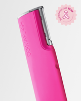 LUXE+ WITH MONTHLY REFILLS - Pop Pink | PREFLASH® Cleanser, LUXE+ device in Pop Pink and set of 4 Microfine Edges™ 