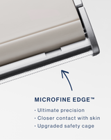 LUXE+ WITH MONTHLY REFILLS - Stone | Closeup of Microfine Edge™ 