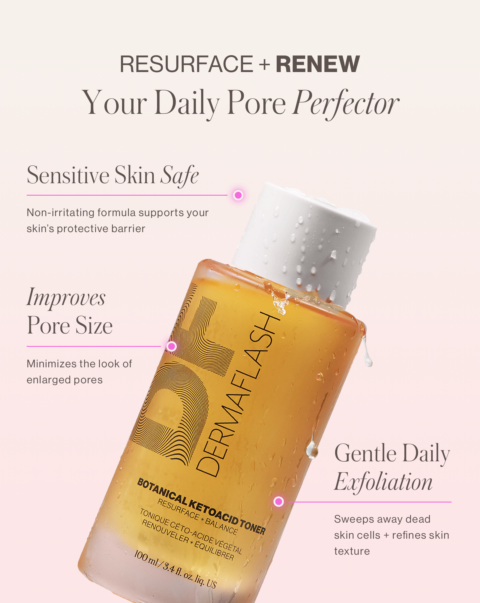 Botanical Ketoacid Toner | Salicylic Acid Toner for Sensitive Skin
