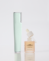 LUXE+ AND SERUM SET - Sea Foam | Image of LUXE+ device in Sea Foam and Active Cocooning Serum