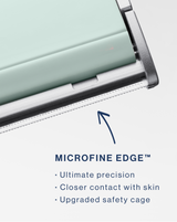 DERMAFLASH LUXE+ - Sea Foam | Closeup of Microfine Edge™ 