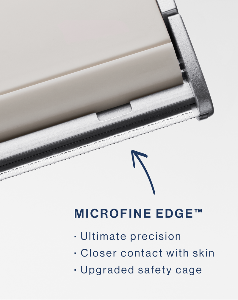 DERMAFLASH LUXE+ - Stone | Closeup of Microfine Edge™ 